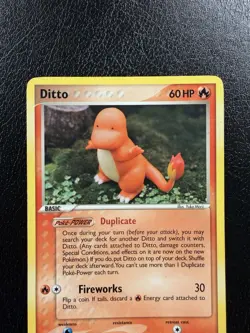 Pokemon Ditto (Charmander) 61/113 Common EX Delta Species Regular MP - Image 2