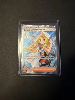 Pokemon TCG Mega Evolution Lillie’s Determination Full Art Trainer Card 169/132 - Image 1