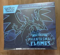 Pokemon Mega Phantasm Flames Elite Trainer Box-ETB New Factory Sealed - Image 1