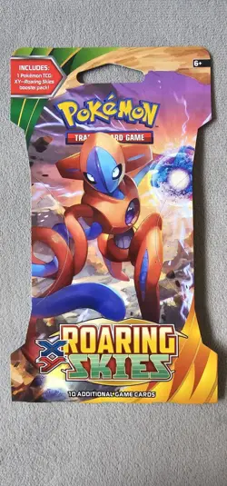 Sealed 2015 Pokemon Xy Roaring Skies Sleeved Booster Packs x8 - Image 1