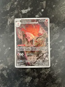 POKEMON - VOLCARONA - 100/086 - ILLUSTRATION RARE - S&V BLACK BOLT - BRAND NEW - Image 1
