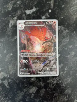 POKEMON - VOLCARONA - 100/086 - ILLUSTRATION RARE - S&V BLACK BOLT - BRAND NEW - Image 2