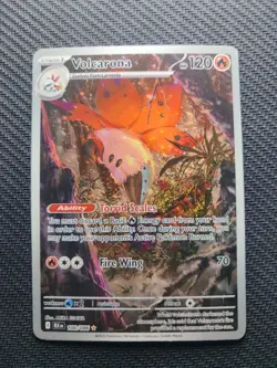 Pokemon volcarona 100/086 scarlet and violet black bolt set - Image 1