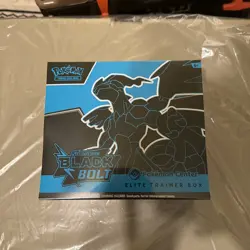 Pokemon TCG Black Bolt Pokemon Center Elite Trainer Box PC ETB SEALED - Image 1