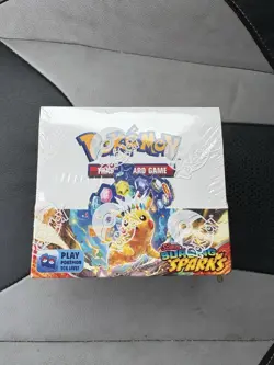 Pokemon Scarlet & Violet Surging Sparks Booster Box - FACTORY SEALED - Image 1