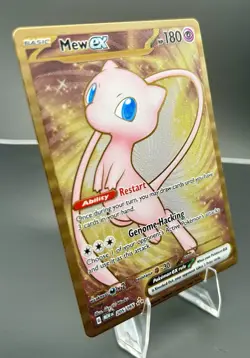 Pokemon Mew ex 205/165 Sv Scarlet & Violet 151 Metal Promo Full Art Holo Premium - Image 2