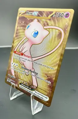 Pokemon Mew ex 205/165 Sv Scarlet & Violet 151 Metal Promo Full Art Holo Premium - Image 3