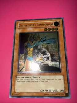 🔥YuGiOh Gravekeeper's Commandant FOTB-EN015 Ultimate Rare 1st Edition NEAR MINT - Image 1