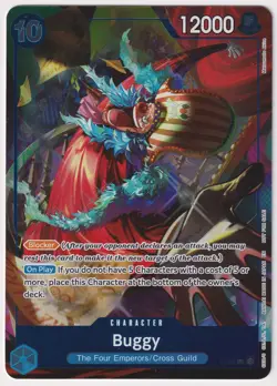 Buggy P-098 Promo NM One Piece TCG English No.2 - Image 1