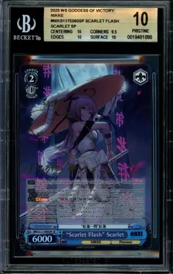 Weiss Schwarz "Scarlet Flash" Scarlet (SP) - Goddess Of Victory NIKKE [BGS 10] - Image 1