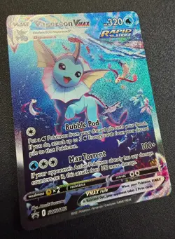 Vaporeon VMAX SWSH182 SWSH: Sword & Shield Promo Cards Holo - Image 4