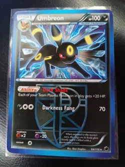 Pokemon TCG Umbreon 64/116 Plasma Freeze Non Holo Rare Card US SELLER 📈💎📈💎 - Image 1