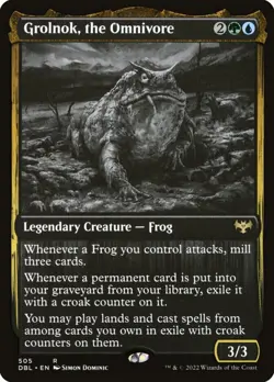 MTG Grolnok, the Omnivore – Innistrad: Double Feature Card # 505 - Image 1