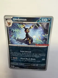 Pokemon TCG Umbreon Obsidian Flames GameStop Exclusive Reverse Holo Card 130/197 - Image 4