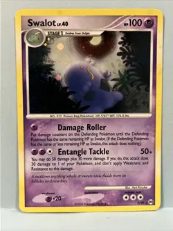 Pokemon Swalot Arceus 9/99 Holo Rare Card 2009 - Image 1