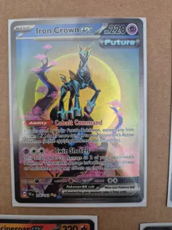 Pokemon Card Iron Crown ex 206/162 & Drampa 184/162 Minccino 182/162 & More - Image 3