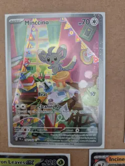 Pokemon Card Iron Crown ex 206/162 & Drampa 184/162 Minccino 182/162 & More - Image 4