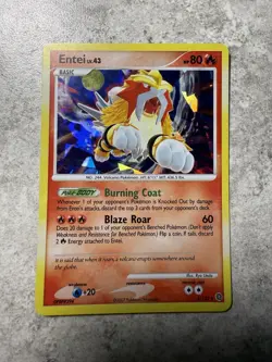 Entei - (Cracked Ice Holo) 004/132 Miscellaneous Cards & Products Holo - Image 1