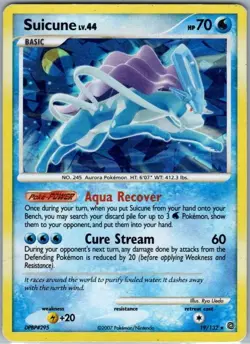 Suicune (Cracked Ice Holo) 19/132 Promo Miscellaneous Cards & Products DAMAGED - Image 1