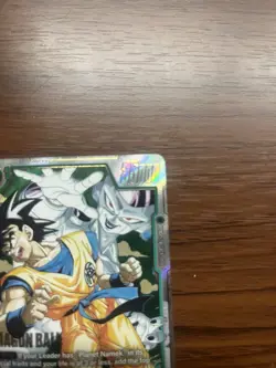 Bandai Dragon Ball Super Card Game Son Goku SB02-038 SR Holo Battle Card - Image 5