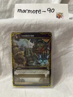 WoW unscratched loot card LANDRO'S GIFT from Wrathgate - Image 1