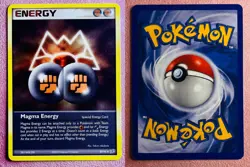 Magma Energy 87/95 Team Magma vs Team Aqua | 2004 Pokemon Card | DMG Small Bend - Image 3