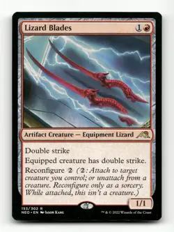 Lizard Blades Kamigawa: Neon Dynasty #153 Rare - Image 1