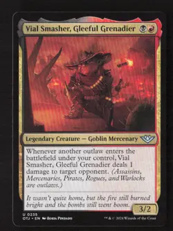 Vial Smasher, Gleeful Grenadier Outlaws of Thunder Junction #235 Uncommon - Image 1