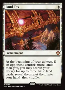 Land Tax - #153 - CMR: Secrets of Strixhaven - NM MTG - Image 1