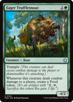 Eager Trufflesnout [Foundations] Magic MTG - Image 1
