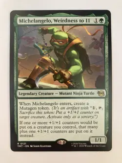 MTG Michelangelo, Weirdness to 11 - TMNT (TMT) #121 Normal - Image 1