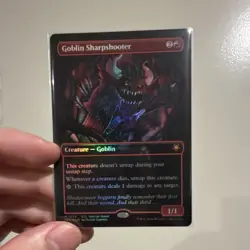 MTG Goblin Sharpshooter Foil Special Guest Unique Art 0136 - Image 1