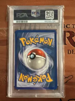 2006 POKEMON EX DRAGON FRONTIERS #4 MEGANIUM-REVERSE FOIL PSA 9 - Image 2
