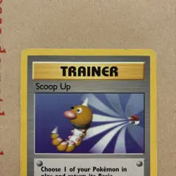 Pokemon Scoop Up Trainer Card TCG Base Set 78/102 Rare WOTC 1999 MP/HP - Image 2