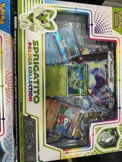 Pokemon TCG Paldea Collection Box Fuecoco, Quaxly, Sprigatito Set Of 3 - SEALED - Image 1
