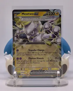 Mewtwo EX 58/182 Holofoil Double RARE Paradox Rift Pokemon TCG Card - Image 1
