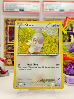 AXEW HOLO MCDONALD'S PROMOS 2012 POKEMON NM/M 012/012 - Image 1