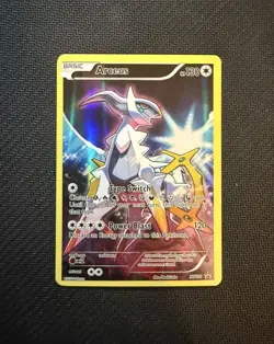 Pokemon TCG Arceus XY116 Full Art Mythical Collection Black Star Promo Holo NM - Image 1