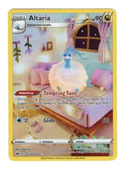 Pokemon - GG19/GG70 Altaria Crown Zenith Full Art Holo Ultra Rare TCG - Image 1