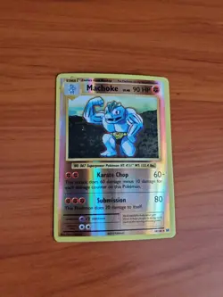 2016 Pokemon XY Evolutions - Machoke Reverse Holo #58/108 - LP - Image 1