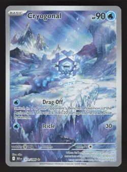 Cryogonal 111/086 Pokemon TCG SV: Black Bolt NM - Image 1