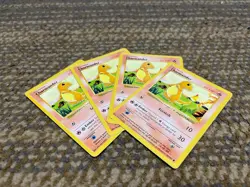 LOT OF 4 Shadowless Charmander 46/102 Base Set Vintage 1999 Pokemon Card - LP - Image 1