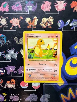 LOT OF 4 Shadowless Charmander 46/102 Base Set Vintage 1999 Pokemon Card - LP - Image 2