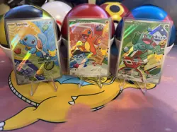 Pokemon First Partner Illustration Collection Series 1 Kanto Gen 1 Starters Set - Image 1