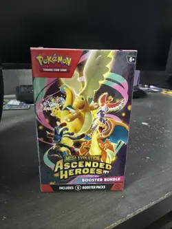 Pokemon TCG Mega Evolution Ascended Heroes Booster Bundle Box Dragonite Ho-Oh - Image 1