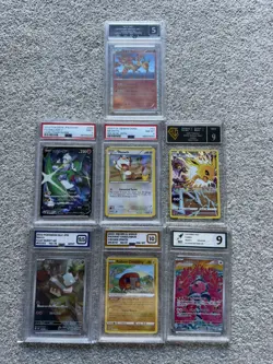 Pokemon Graded Slab Bundle / Joblot x 7 - Image 1