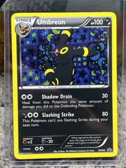 Pokemon TCG Umbreon Black Star Promo BW93 Holo Card Black And White Promo Card - Image 1