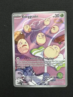 Pokemon TCG Exeggcute Illustration Rare Holo Sv08 Surging Sparks 192/191 English - Image 1
