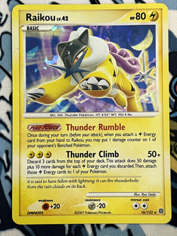 Raikou 16/132 - Cracked Ice Holo - Secret Wonders - Pokemon TCG - Image 1