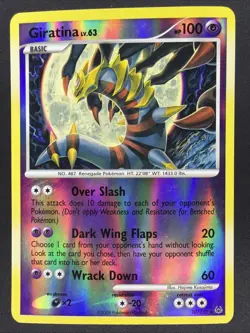 Pokemon Platinum Giratina 10/127 Reverse Holo No - Image 1